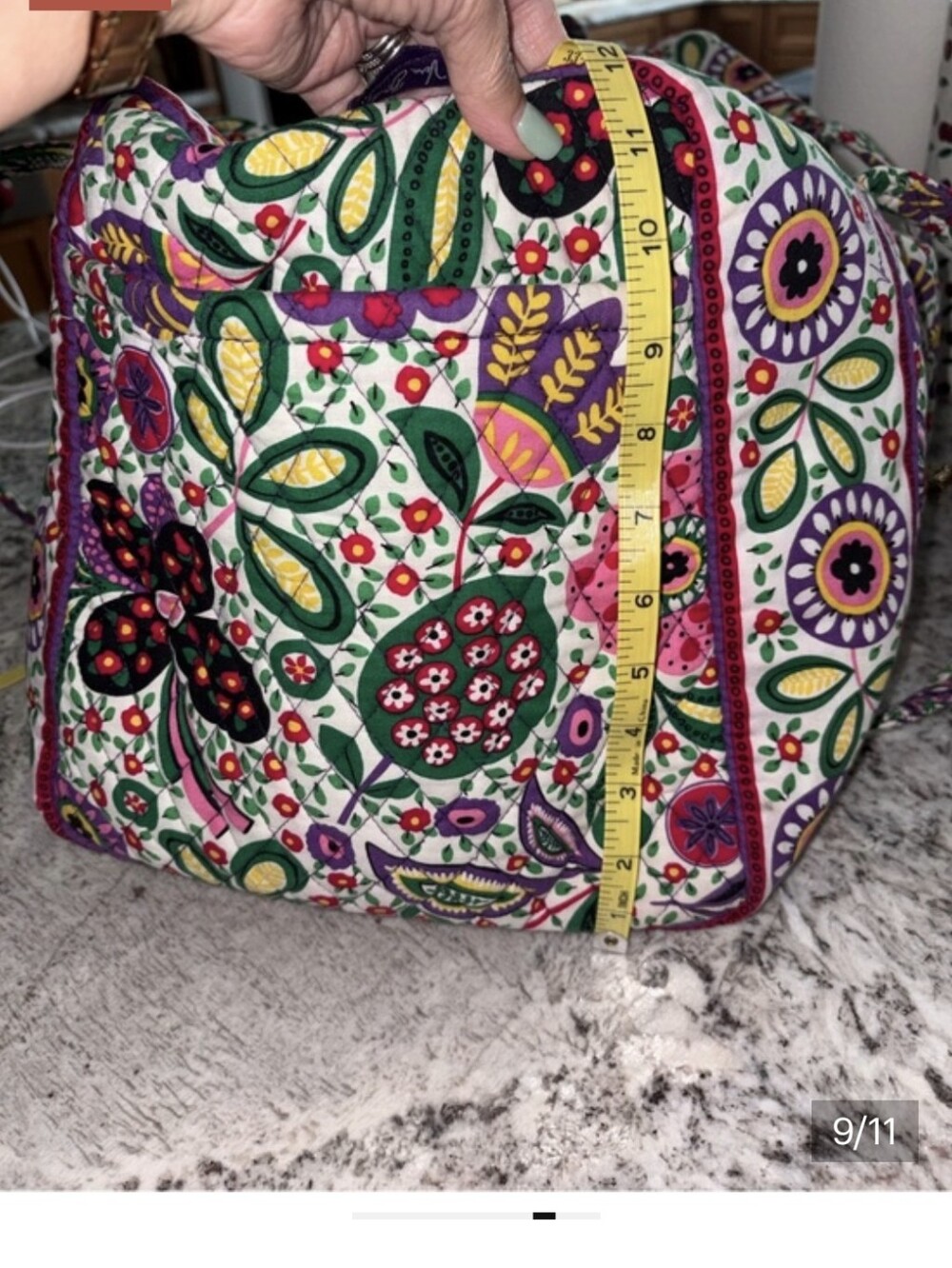 EXTRA LARGE Vera Bradley Duffle Bag - Picture 9 of 11